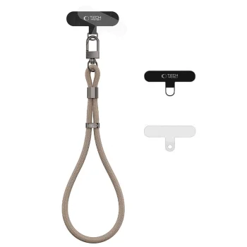 Tech-Protect C11S Rope rokas siksniņa telefonam, bēša