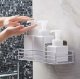 Self-Adhesive Kitchen Bath Shelf 27,5 cm, White