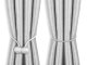Dekoratīvie Aizkaru Turētaji Klipši Ar Magnētu, Balts | Decorative Clips For Curtains with Magnet