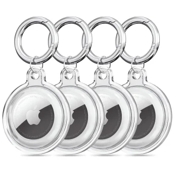 Tech-Protect Icon maciņš Apple AirTag 4 gab. caurspīdīgs