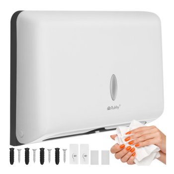 Настенный диспенсер для бумажных полотенец ZZ Ruhhy, белый