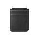 Samsung Galaxy Z Flip 6 ( SM-F741B/DS ) HANMAN Mill Series PU Leather Phone Cover Case, Black