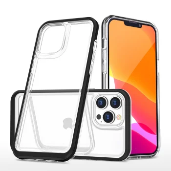 Чехол Hybrid Armor для iPhone 14 Pro Max Clear 3in1, черный