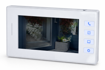 Wired Video Intercom System with LCD Monitor and Night Vision