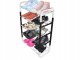 5-Tier Shoe Rack, White/Black