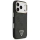 Чехол Guess 4G Triangle Logo MagSafe для iPhone 17 Pro / 18 Pro, черный с золотым