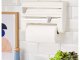 Shelf Kitchen Organizer Holder Box Spice Rack Paper Towel Foil Holder