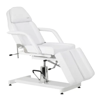 Sillon 210 hidrauliskais pedikīra krēsls ar dalītu kāju balstu, balts