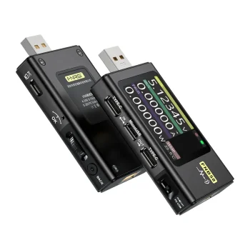 FNIRSI FNB58 USB Port Tester, 2.0" LCD, PD3.1 240W, Black