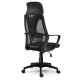 Ergonomic Office Chair Sofotel Praga with Mesh Back and Headrest, Black