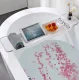 Vannas istabas plaukts ar regulējamu garumu, vannas paliktnis, Balts | Bathroom Bath Bridge Shelf