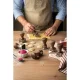 Marcato Quadrato ravioli veidne un griezējs 60x60 mm, Noce Canaletto