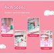 Bērnu Rotaļu Leļļu Māja ar Mēbelēm DIY Konstruktors | Kids Toy Dollhouse with Furniture Constructor