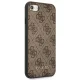 Guess 4G Metal Gold Logo vāciņš iPhone SE 2022 / 2020 / 7 / 8, brūns