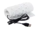 Силиконовая клавиатура USB, бесшумная, водонепроницаемая, белая