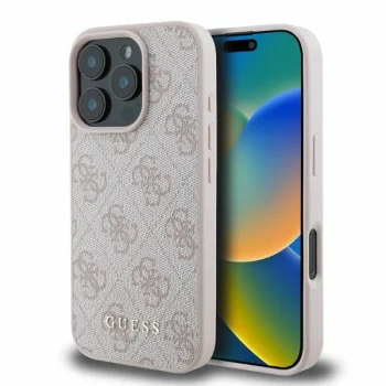 Guess 4G Classic vāciņš Apple iPhone 16 Pro Max, Rozā
