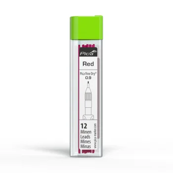 Rezerves serdeņi Pica Fine-Dry 7031, 0.9 mm, sarkani, 12 gab.