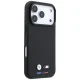 Чехол BMW M Quadrille Kevlar Tricolor & Metal Logo MagSafe для iPhone 17/18 Pro Max Black