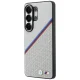BMW Tricolor Metal Logo MagSafe vāciņš priekš Samsung Galaxy S26 Ultra, pelēks
