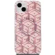Vāciņš Guess IML GCube MagSafe priekš iPhone 15 / 14 / 13 6.1\", rozā