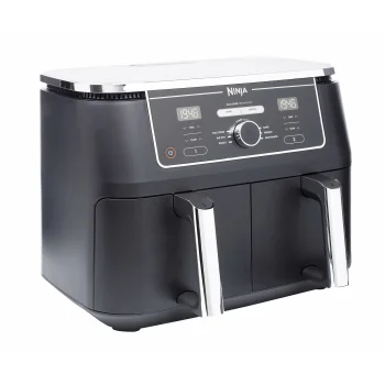 Karstā gaisa fritieris Ninja AF400EU Foodi MAX Dual Zone, 9.5 l, 2470 W, melns / sudraba