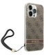 Apple iPhone 14 Pro 6.1\'\' Guess 4G Print Strap Case Cover (GUOHCP14LH4STW), Brown | Telefona Maciņš Vāks Apvalks...
