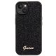 Apple iPhone 15 6.1\'\' Guess Disco Metal Script Case Cover, Black