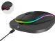 Bezvadu optiskā 2.4 GHz Bluetooth slim datora pele klēpjdatoram, melna