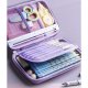 Maaleo 3D Unicorn Pencil Case, Hard Shell EVA School Supplies Organizer 24510