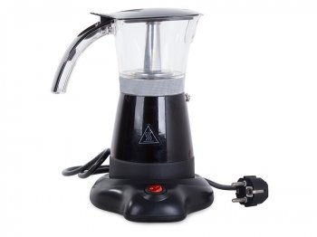 Elektriskā Geizera Espresso Kafijas Kanna Automāts Mašīna 6 tases, 300 ml | Electric Geyser Coffee Maker Machine Moka Pot