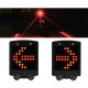 Wireless Bike Turn Signals & Rear Light with Laser Lane Projector