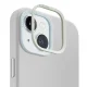 Uniq iPhone 15 vāciņš Lino Hue Magclick Charging, gaiši pelēks