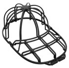 Cap washing frame with clips for baseball caps, black