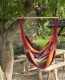 Šūpuļtīkls šūpuļkrēsls ar koka rāmi istabai dārzam, 100x100 cm | Brazilian Hanging Garden Hammock-Chair