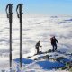 Nordic Walking Trekking Hiking Sticks Poles 2pcs Set Anti-Shock, Black