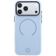 Чехол Mercedes Leather 3D MagSafe для iPhone 18 Pro Max / 17 Pro Max, синий