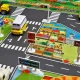Детский Тонкий Мат Коврик с Дорожными знаками, 130 х 100 см