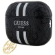 Guess AirPods Pro 2 maciņš 4G Printed Stripes Charm, melns