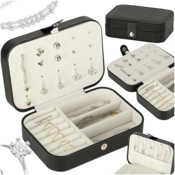 Компактная шкатулка для украшений KX3100, черная