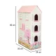 Деревянный кукольный домик Lulilo Papilio, 80 см, бело-розовый