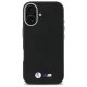 BMW iPhone 16 vāciņš M Smooth Full Wrapped Metal MagSafe, melns