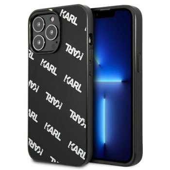 Karl Lagerfeld Allover vāciņš iPhone 13 Pro / iPhone 13 Melns
