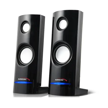 Datora skaļruņi 2.0 Audiocore AC860 8W USB, melni
