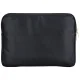Guess Sleeve Grained Zipper Pocket Triangle Logo 14\" klēpjdatora soma - melna | Laptop Bag Black