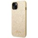 Apple iPhone 14 Plus 6.7\" Guess Glitter Script Case Cover (GUHCP14MHGGSHD), Gold | Чехол Кейс Бампер...