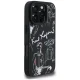 Karl Lagerfeld Grained Pattern MagSafe Case for iPhone 16 Pro Max, Black