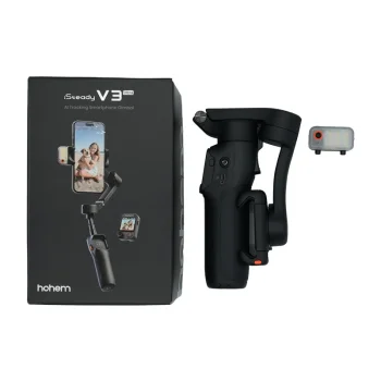 Hohem iSteady V3 Ultra Viedtālruņa Stabilizators ar AI Izsekošanu - Melns