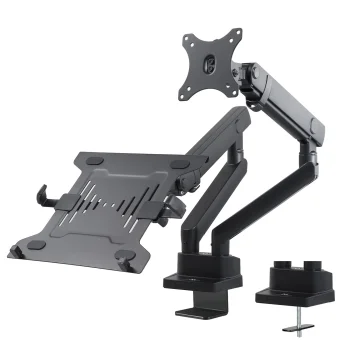 Maclean MC-813 Desk Mount for Monitor and Laptop, 17"-32", 2x8kg