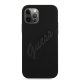 Guess iPhone 12 Pro Max Case Script Vintage, Black
