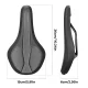 Rockbros B824 ergonomisks velosipēda sēdeklis, melns